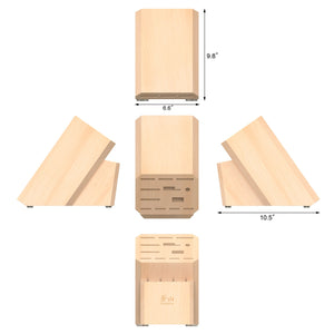 
                  
                    Cargar imagen en el visor de la galería, Empty Knife Block, 16-Slot Organizer, Flat Top, Maple, 505569
                  
                