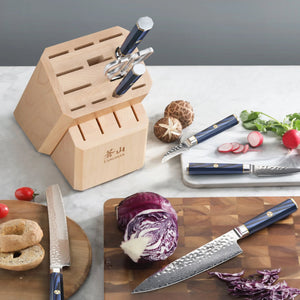 
                  
                    Cargar imagen en el visor de la galería, Empty Knife Block, 16-Slot Organizer, Flat Top, Maple, 505569
                  
                